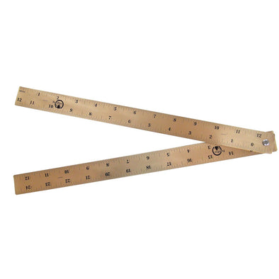 FPD Folding Brass Ruler 24"