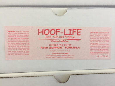 Hoof Life 2lb. Ortho-Pack Firm Support Pink Putty(Firm)